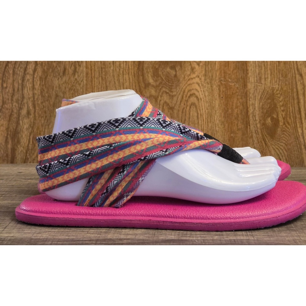 Sanuk Yoga Sling 2 Sandals Youth Size 6-7 Pink‎